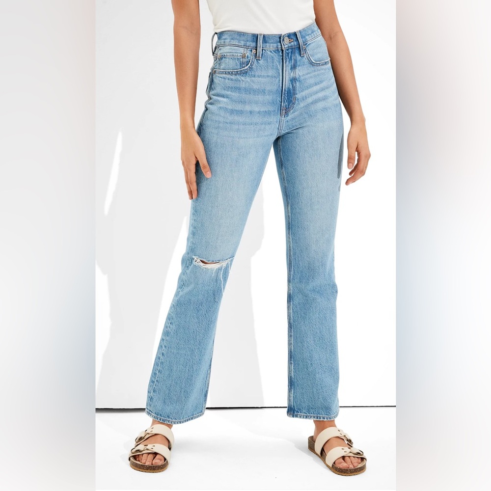 AE‎ Ripped Highest Rise '90s Flare Jean
